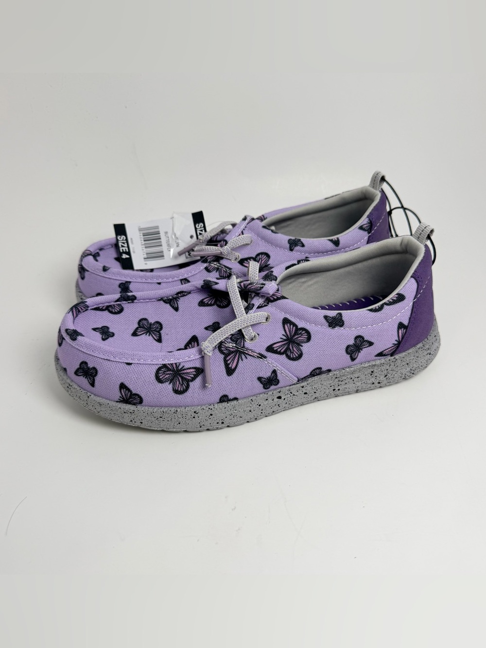 Eddie Bauer Kids Lavender Butterfly Sneakers